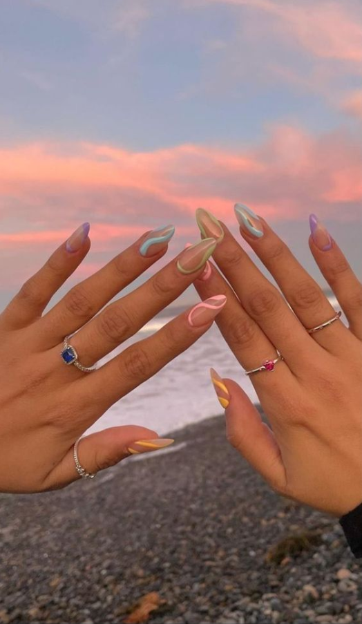 Summer Nails - Stylish nails gel nails classy acrylic nails funky nails