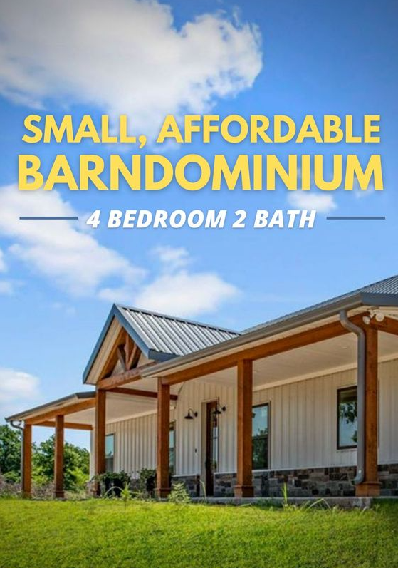 Affordable Barndominium   Amazing Small Affordable Barndominium