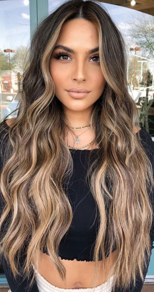 Birthday Style Outfits   Gorgeous Hair Colour Ideas With Blonde Brown Cinnamon