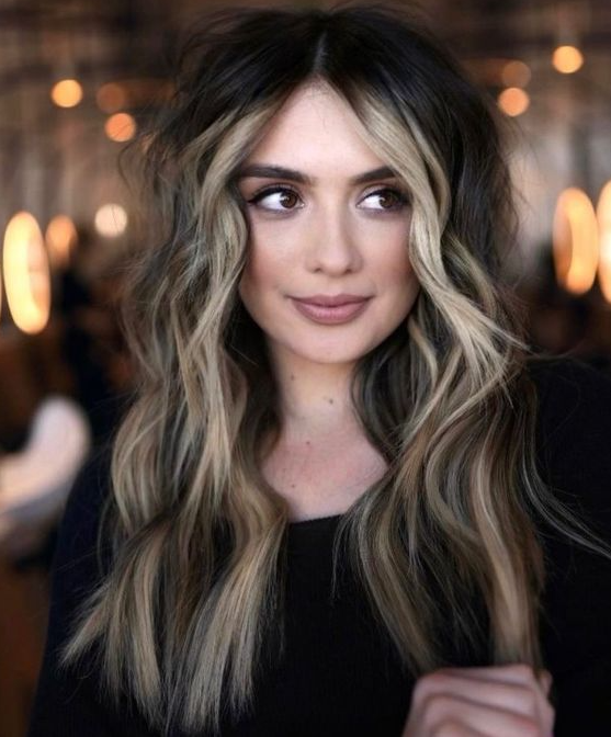 Black Hair With Blonde Front Pieces   Top Ideas For Trendy Face