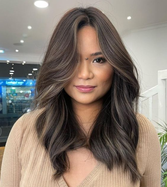 Brown Balayage On Black Hair   Stunning Ash Brown Hair Color Styles To Rock In 2023