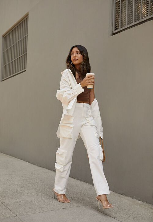 Cargo Pants Outfit Summer - High-Rise Cargo Pants