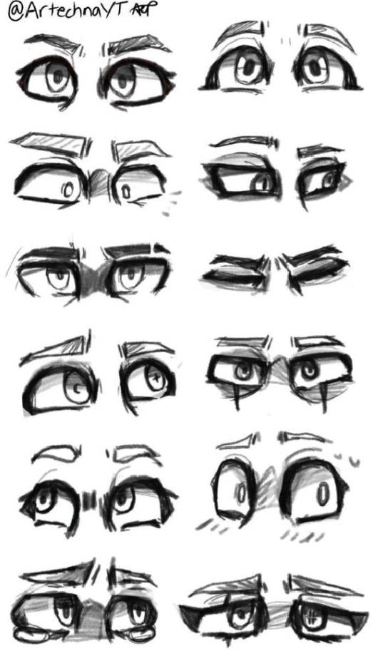 Eye Drawing Base   Drawing Face Expressions Eye Drawing Tutorials Drawing Cartoon Faces
