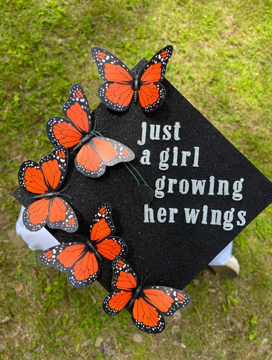 Grad Cap Inspo   Butterfly Decoration