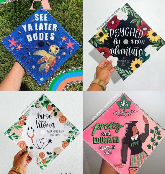 Grad Cap Inspo   Insanely Cute Graduation Caps You Will Absolutely Fall In Love