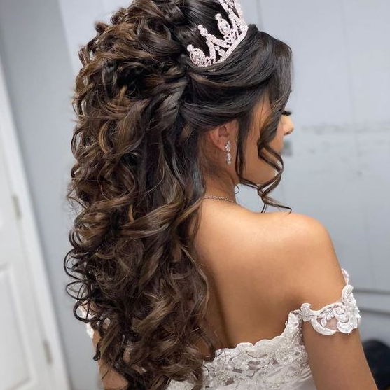 Hair Down Quinceanera Hairstyles - Hairstyle natural hair hairstyle for long hair hairstyles with bangs hairstyle inspiration hairstyle