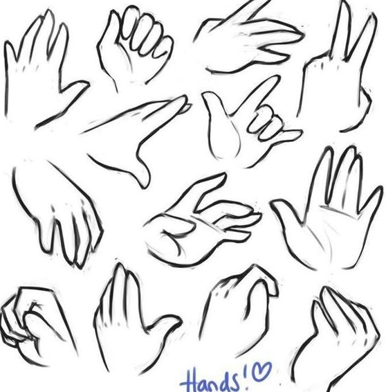 Hand References Drawing - Art drawings simple