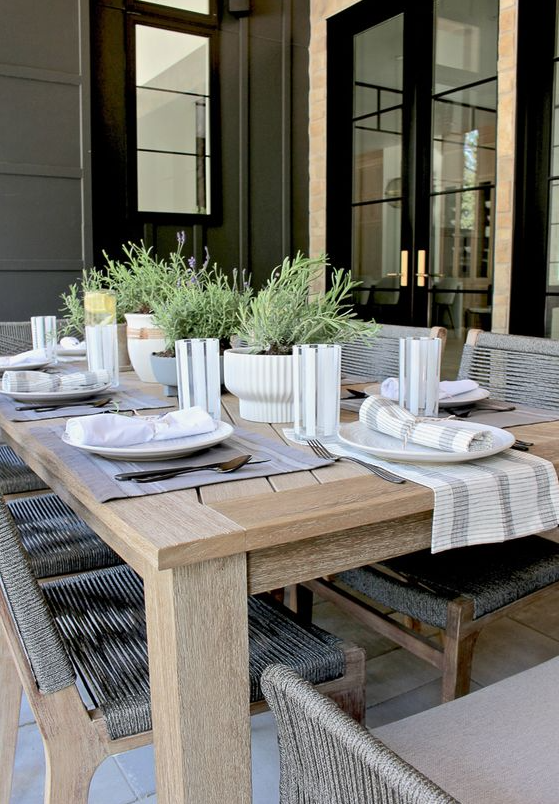 Home Outdoor - Summer Outdoor Dining Designed like your home