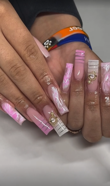 Lavender Birthday Nails - Cute toe nails