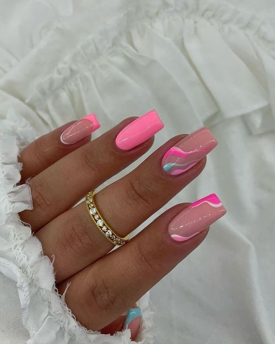 Pink Summer Nails   Spring Nail Ideas For