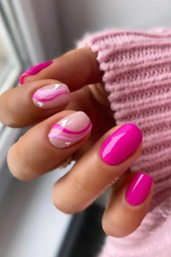 Pink Summer Nails   The Best Pink Almond Shaped Nails This Summer