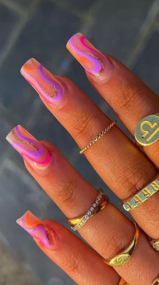Summer Nails 2023 - Purple nails ideas