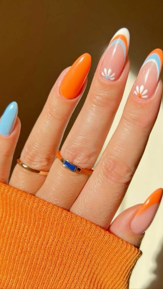 Summer Nails 2023 - Spring nail trends 2023 multi design on the nails