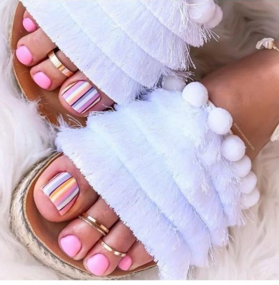 Summer Pedicure Designs   Beautiful Summer Toe Nails For 2023