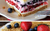 4th Of July Desserts   Red White & Blue Mixed Berry Yum Yum