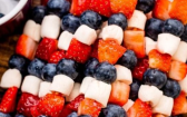 4th Of July   These Red, White And Blue Fruit Kabobs Are A Patriotic Themed Recipe For Your Memorial Day And 4th Of July Picnics