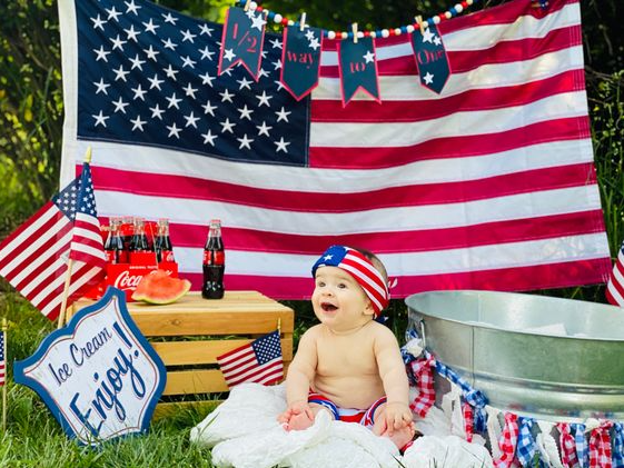 4th of july Mini Session Ideas - 4th of July baby photoshoot