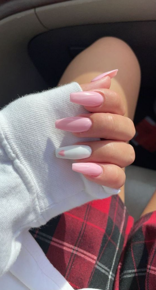 Barbie Nails - Gel nails pink nails pink acrylic nails