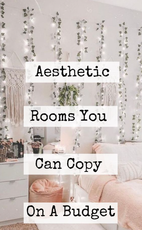Bedroom Aesthetic   Aesthetic Room Ideas On A Budget