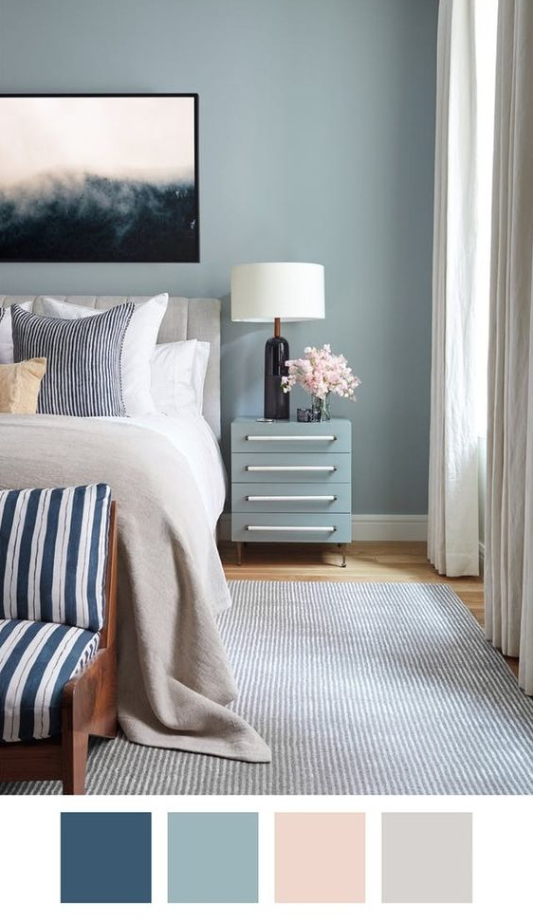 Bedroom Color Ideas   Ideas For Colors To Pair With Blue When Decorating Bedroom Makeover