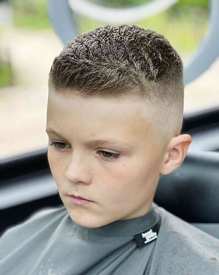 Boys Haircuts   Skin Fade With A Textured Short Top