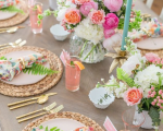 Garden Party Food - Tips to Set a Gorgeous Floral Summer Tablescape