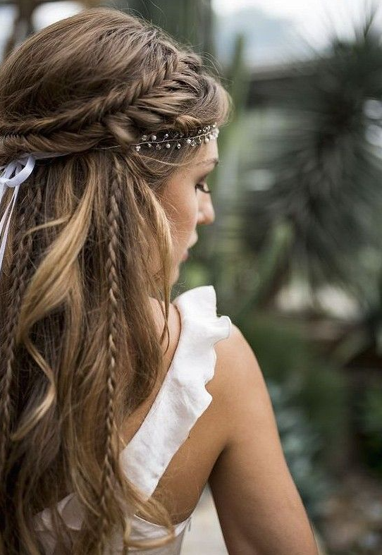 Hair Braids - Elegant And Fresh Wedding Hairstyle Trendy