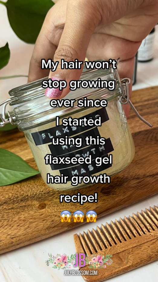 Hair Growth Treatment   How To Make Flaxseed Gel For Hair Growth DIY Flaxseed Gel Hair Mask Recipe