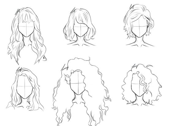 Hair Reference Drawing - Art drawings sketches art drawings simple