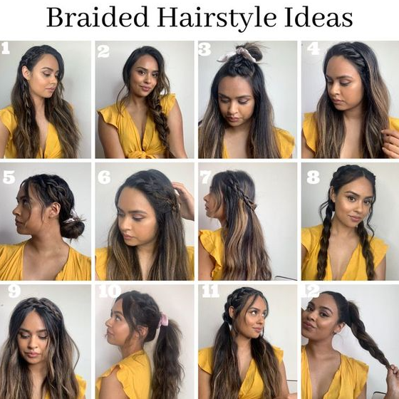 Hair Styles For Work - Easy Braided Hairstyle Ideas