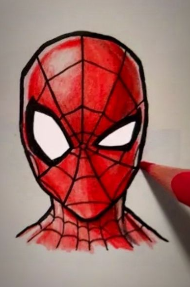 y2k Drawings - Spiderman drawing