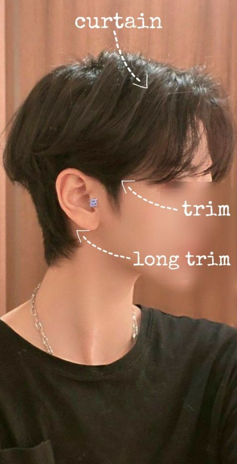 Asian Short Hair Men - Asian men haircut curtain trim long trim