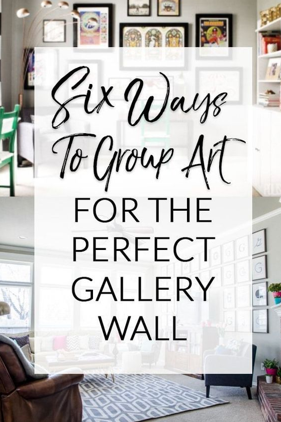 Bedroom Gallery Wall - How to Group Art for a Gallery Wall