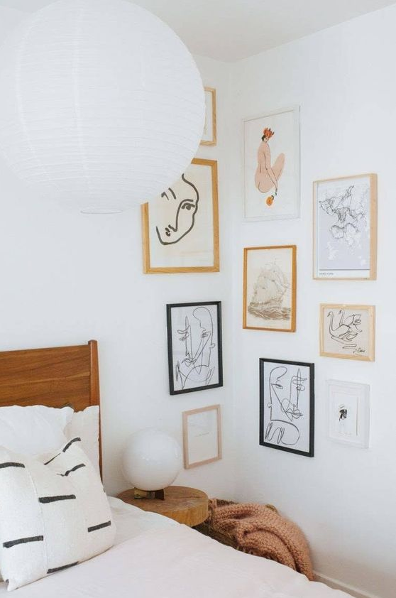 Bedroom Gallery Wall - If You Want To Finally Conquer That Gallery Wall