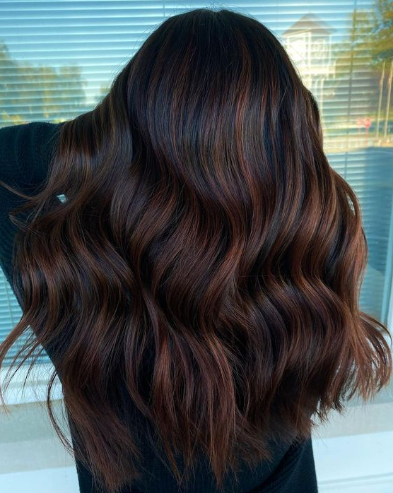 Chocolate Copper Hair   Super Stylish Dark Brown Hair Colors For Chic Brunettes