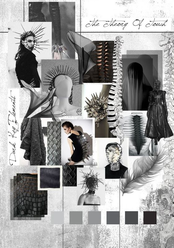 Fashion design portfolio - Fashion concept board