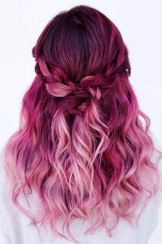 Hair Colors   Amazing Magenta Hair Color