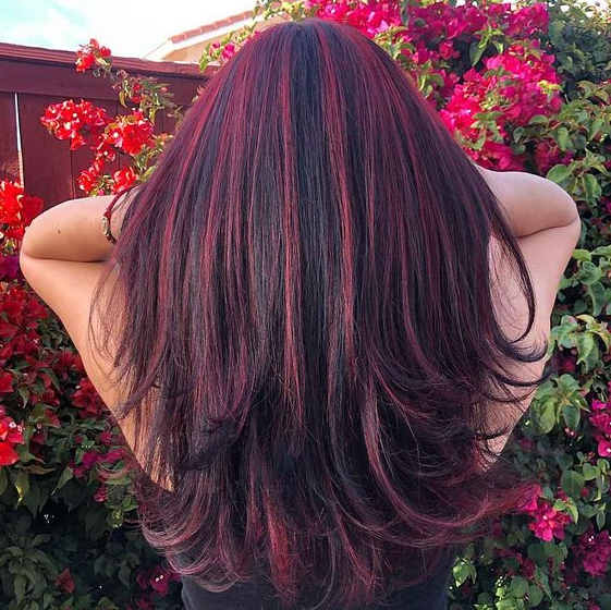 Hair Colors - Stunning Black Cherry Hair Color Ideas for 2023