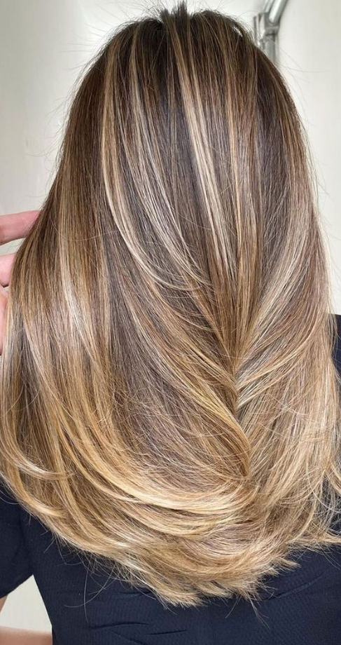 Hair Cuts For Long Hair - These Are The Best Hair Colour Trends in 2023 Pretty multi blonde tone highlights