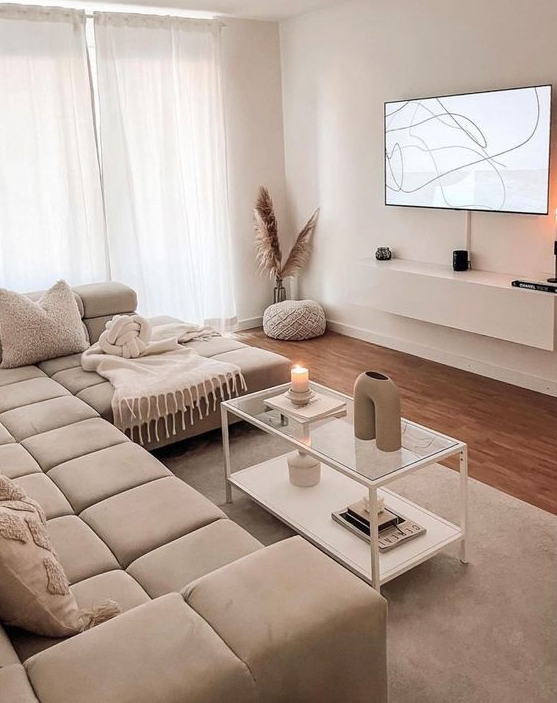 Living Room Inspiration - Living room inspiration minimalist modern interieur met warme uitstraling