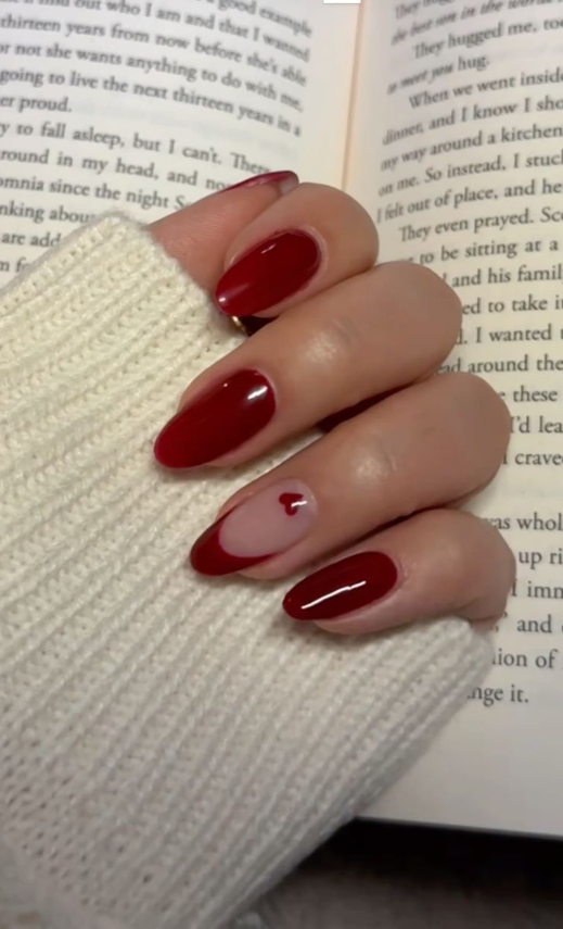 Nails Black Women - Maroon nails red gel nails deep red nails