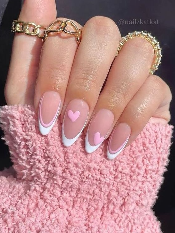 Nails Pink And White - Cute Pink and White Nails You Will Be Obsessed Over