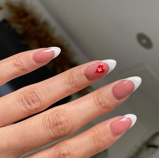 Nails With Initials - Lovers initials swag nails nails inspiration