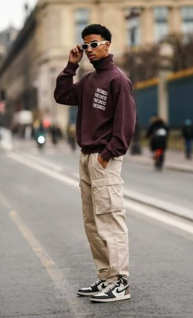 Streetwear Outfits Men - Men Cargo Pants Casual