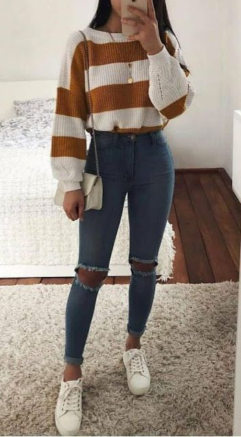 outfits ideas for school - Elevated Casual Chic and Comfy Fall Looks Effortless Cool Modern Street Style for Fall