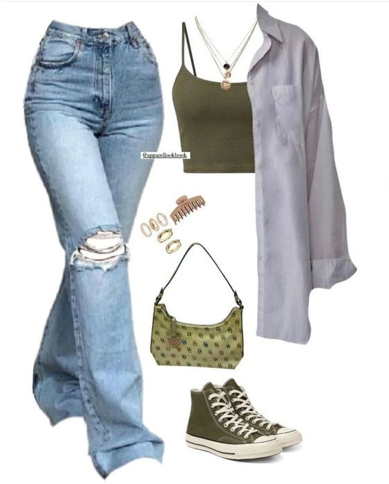 outfits ideas for school - New and Simple Spring Outfits Ideas for Teens Daily Wear Casual Spring Outfits Ideas