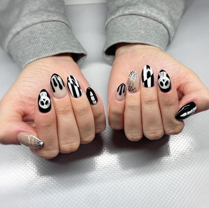Amazing Trendy Halloween Nails Picture