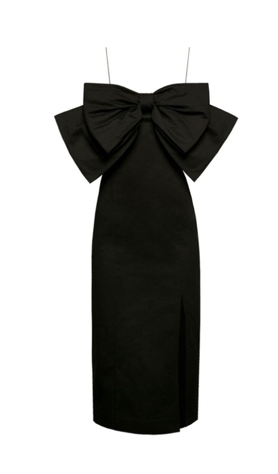 Black Gift - Bow Suspender Dress in BlackLooking for the perfect gift