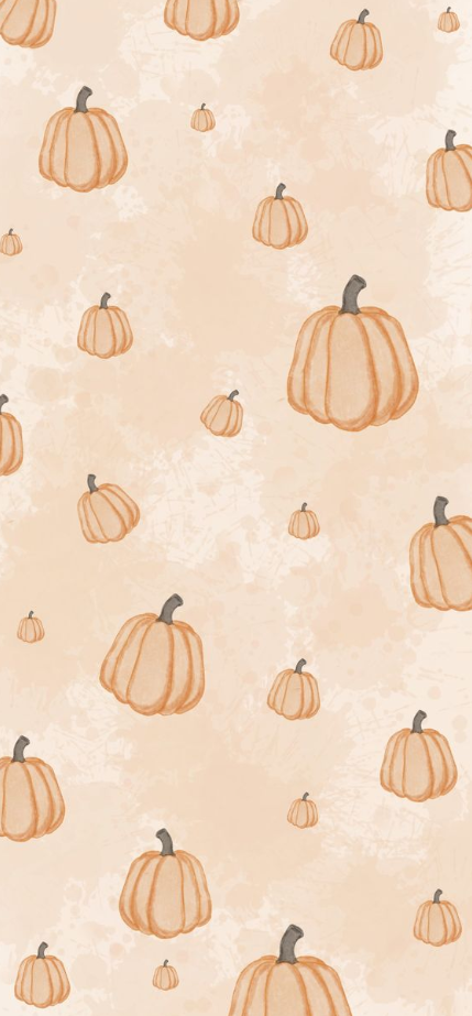 Fall Background - Pumpkin fall October phone background