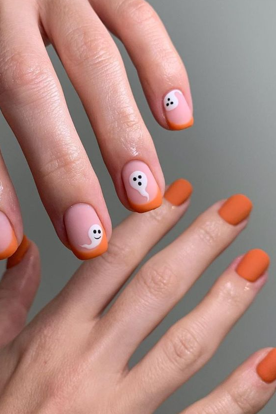 Halloween Nails - Spooky nail designs that give a subtle nod to Halloween